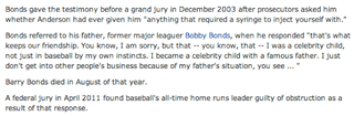 Illustration for article titled Barry Bonds Has Died, According To This ESPN Typo